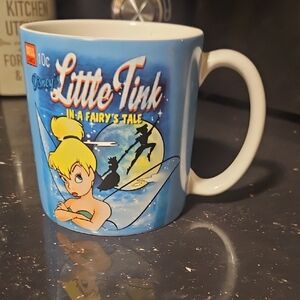 Disney Little Tink Blue and White Mug